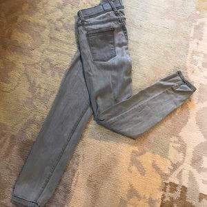 Free People skinny strech denim pants.